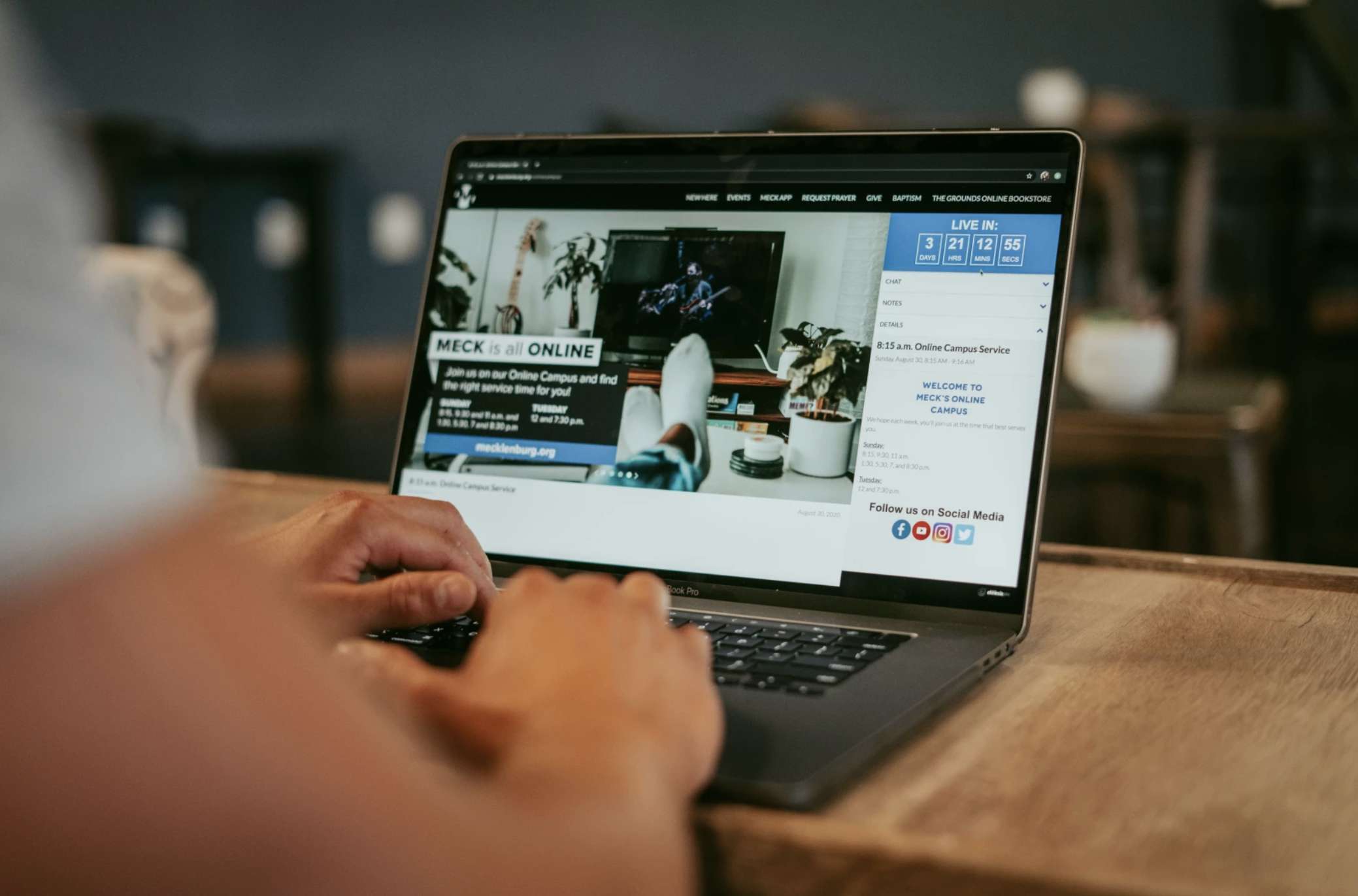 Promo image to feature the online campus at Meck