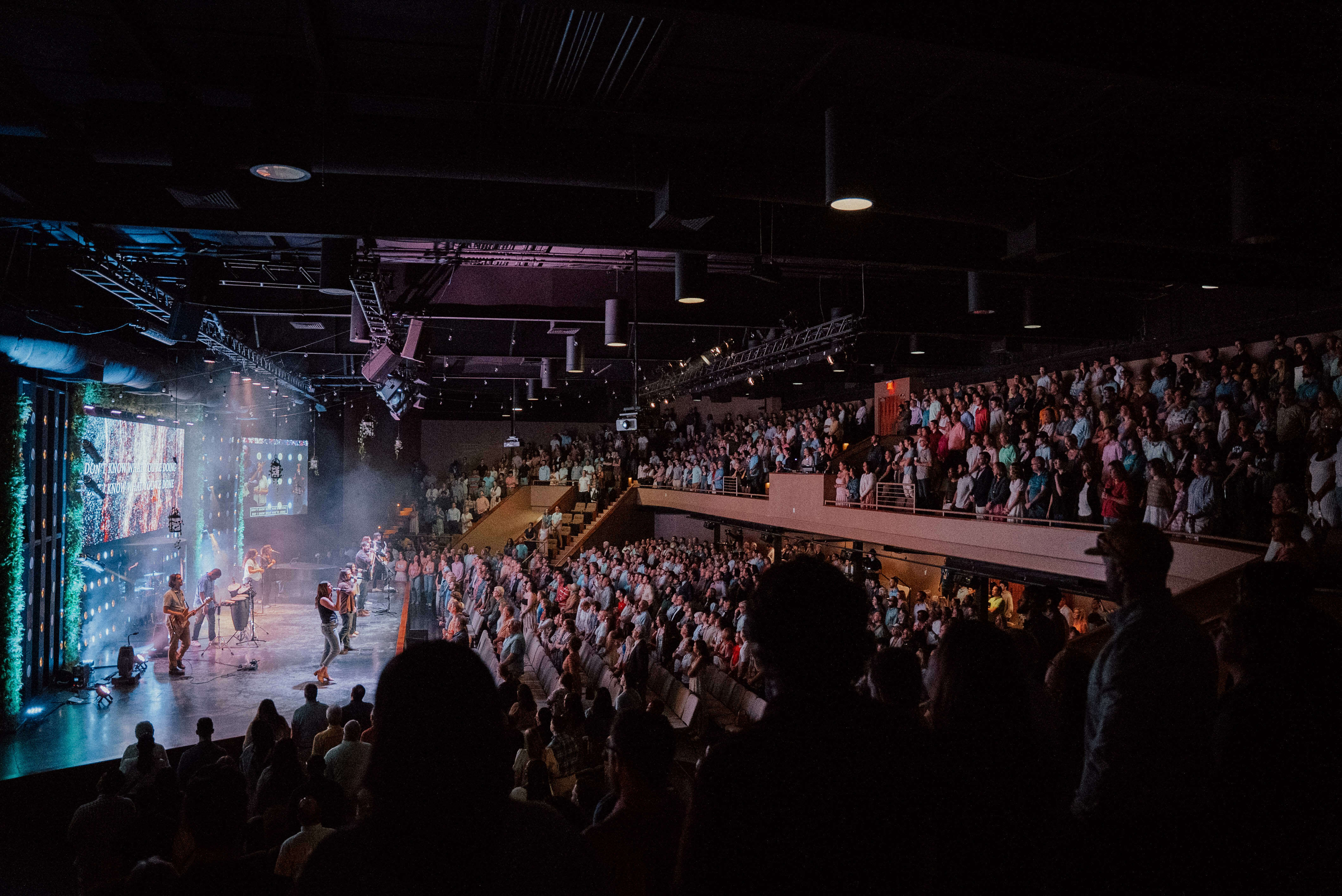 Auditorium at Mecklenburg Community Church, Church Sanctuary, Church Service, Churches in Charlotte, NC