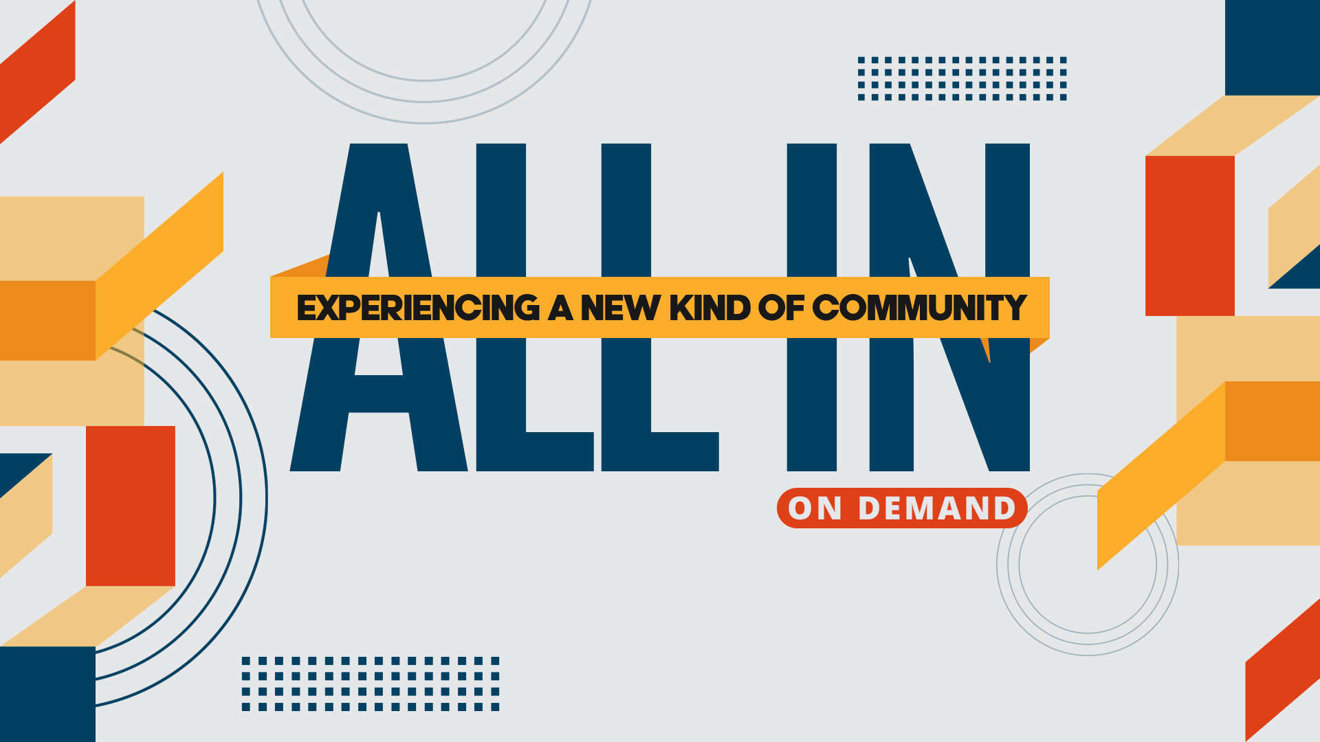 All In On Demand Class at Meck - On Demand Library - All In Class - Meck Church - Mecklenburg Community Church - The Meck Institute - Community College Like Classes - Theology Classes - Serving - Servanthood - Using Your Spiritual Gifts - Spiritual Gift -